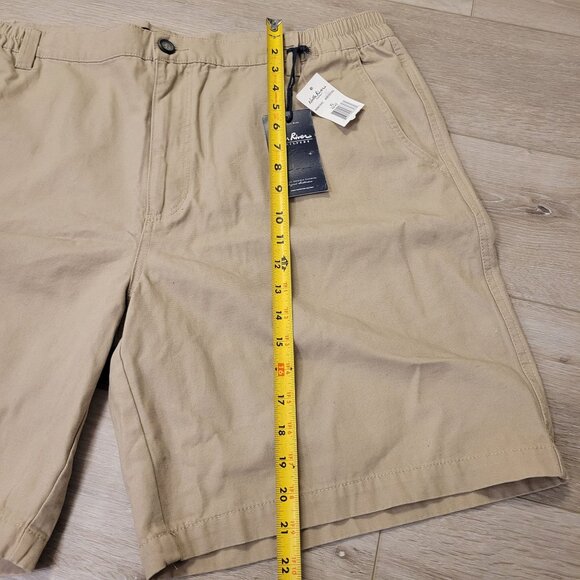 North River Outfitters Men's Khaki Cargo Shorts XL 100% Cotton New with Tags - Picture 5 of 7